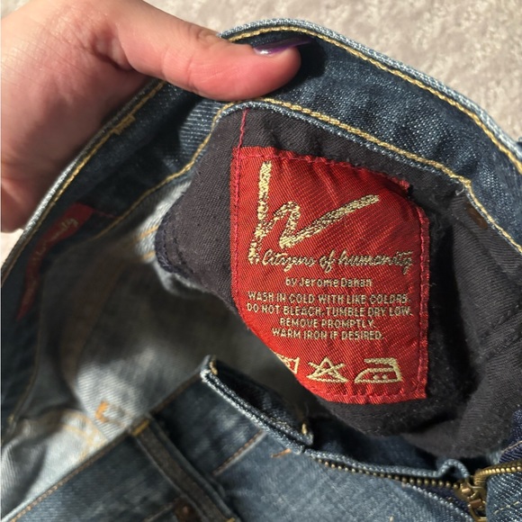 Citizens of Humanity low waist bootcut size 25 jeans Kelly #001 - Picture 6 of 7
